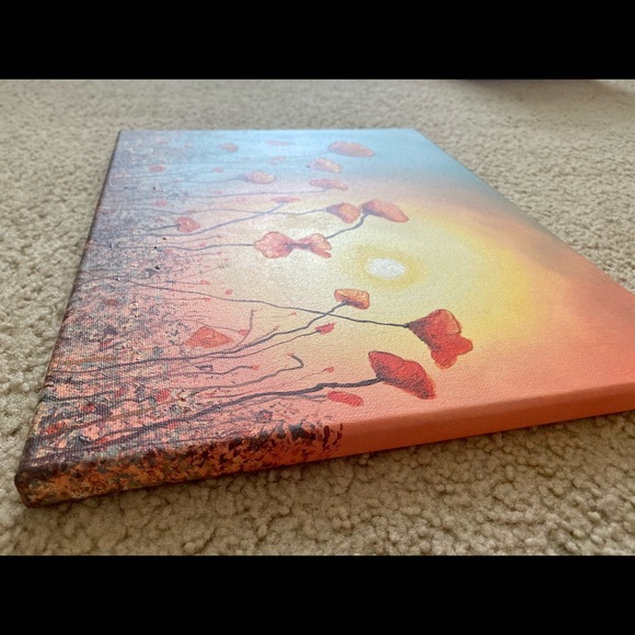 Poppies blooming painting - Picture 3 of 4